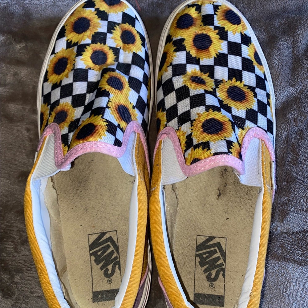 Vans Checkered Sunflower
